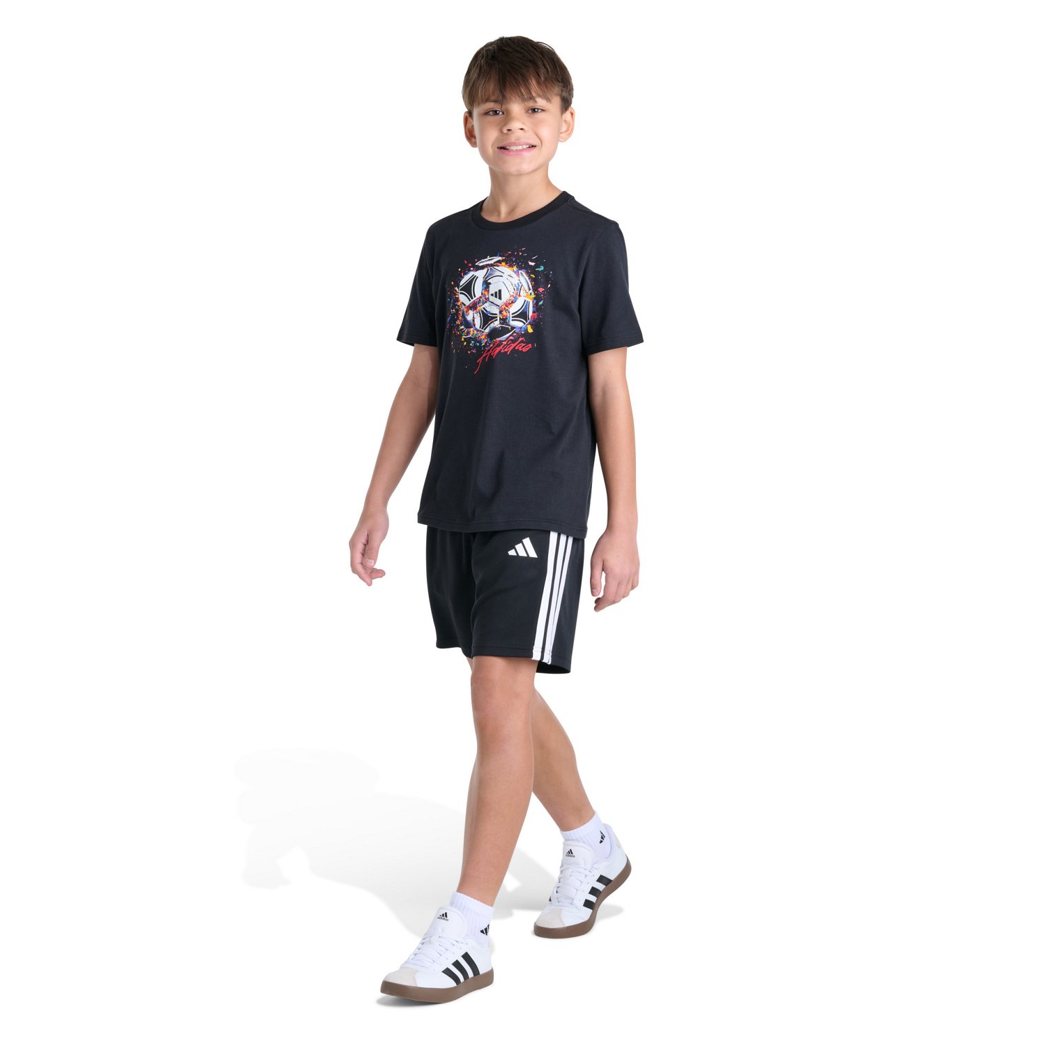 adidas Boys’ Soccer Celebration Graphic T‑Shirt - view number 3
