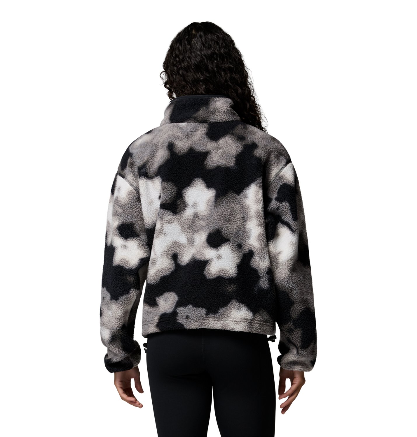 Columbia Sportswear Women's Helvetia II Printed Cropped 1/2 Snap Fleece Pullover                                                 - view number 2