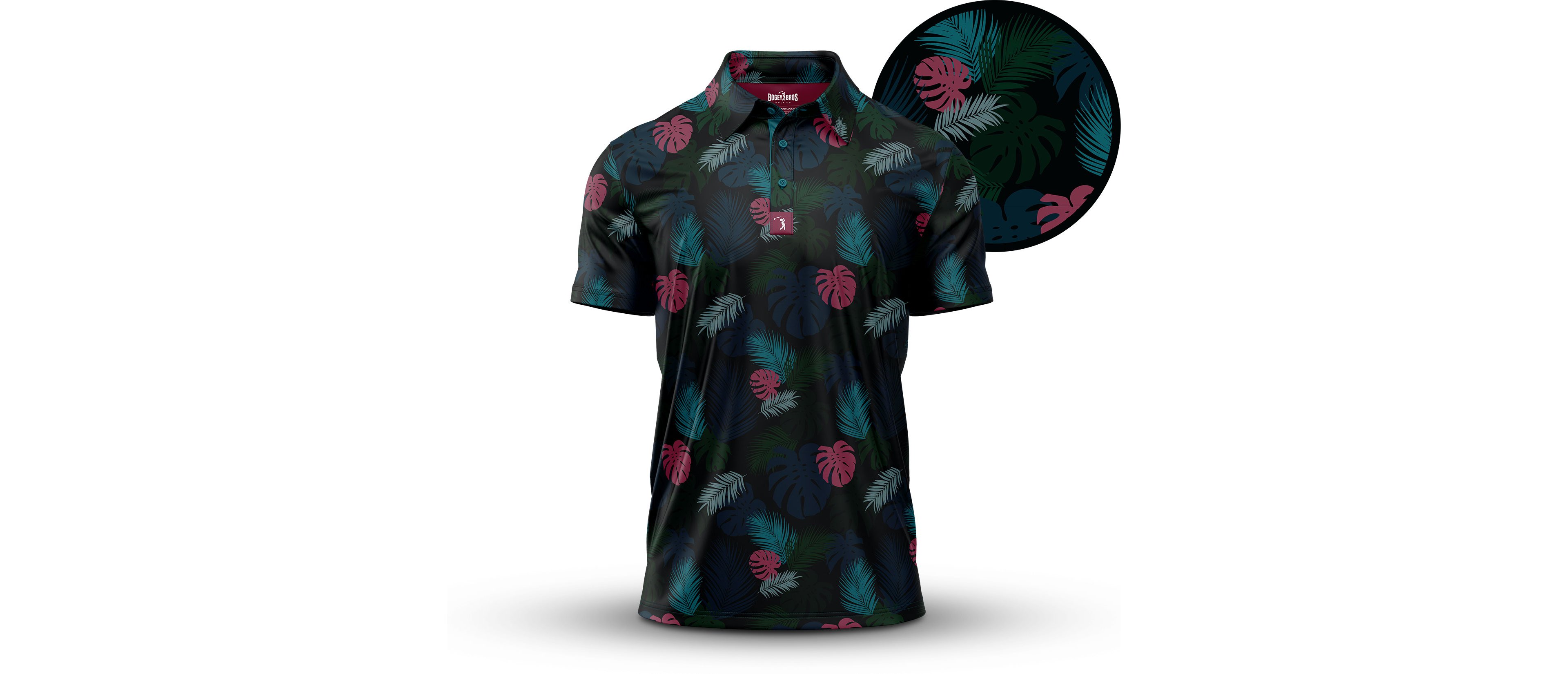 Bogey Bros Men's Haolie Nights Polo Shirt