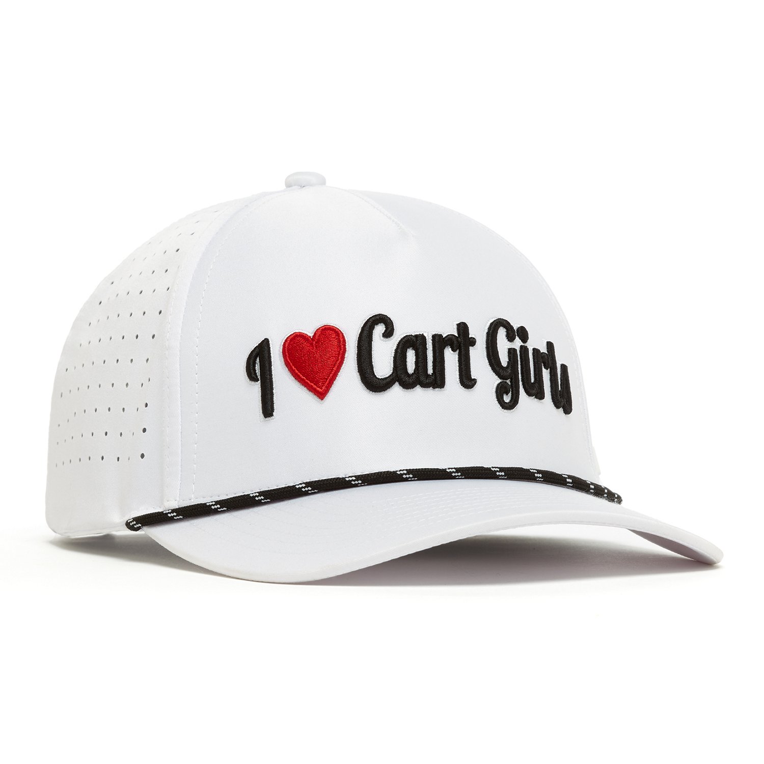 Bogey Bros Men's I Heart Cart Girls Golf Rope Snapback Cap - view number 4