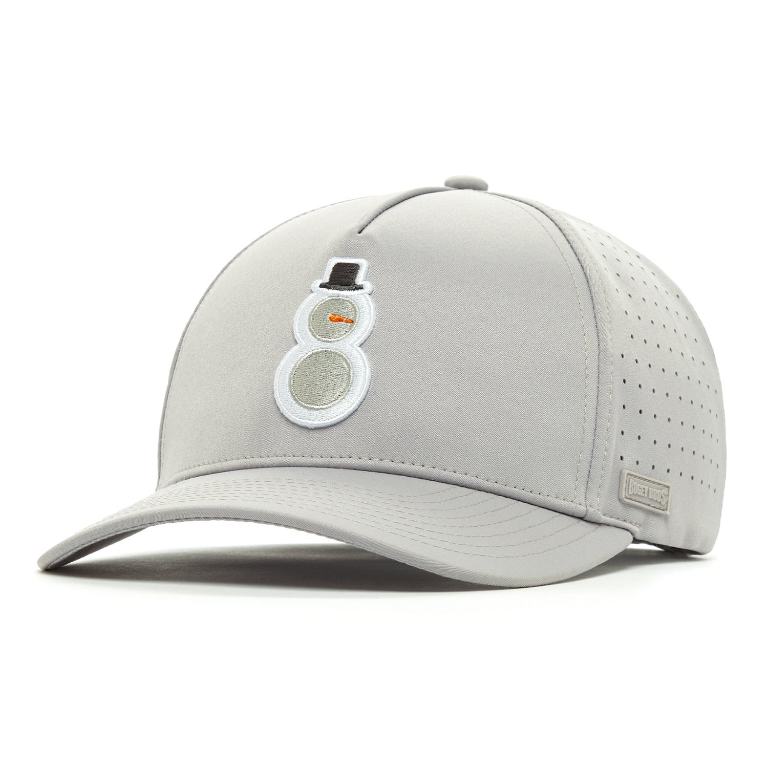 Bogey Bros Men's Snowman Golf Snapback Cap - view number 2