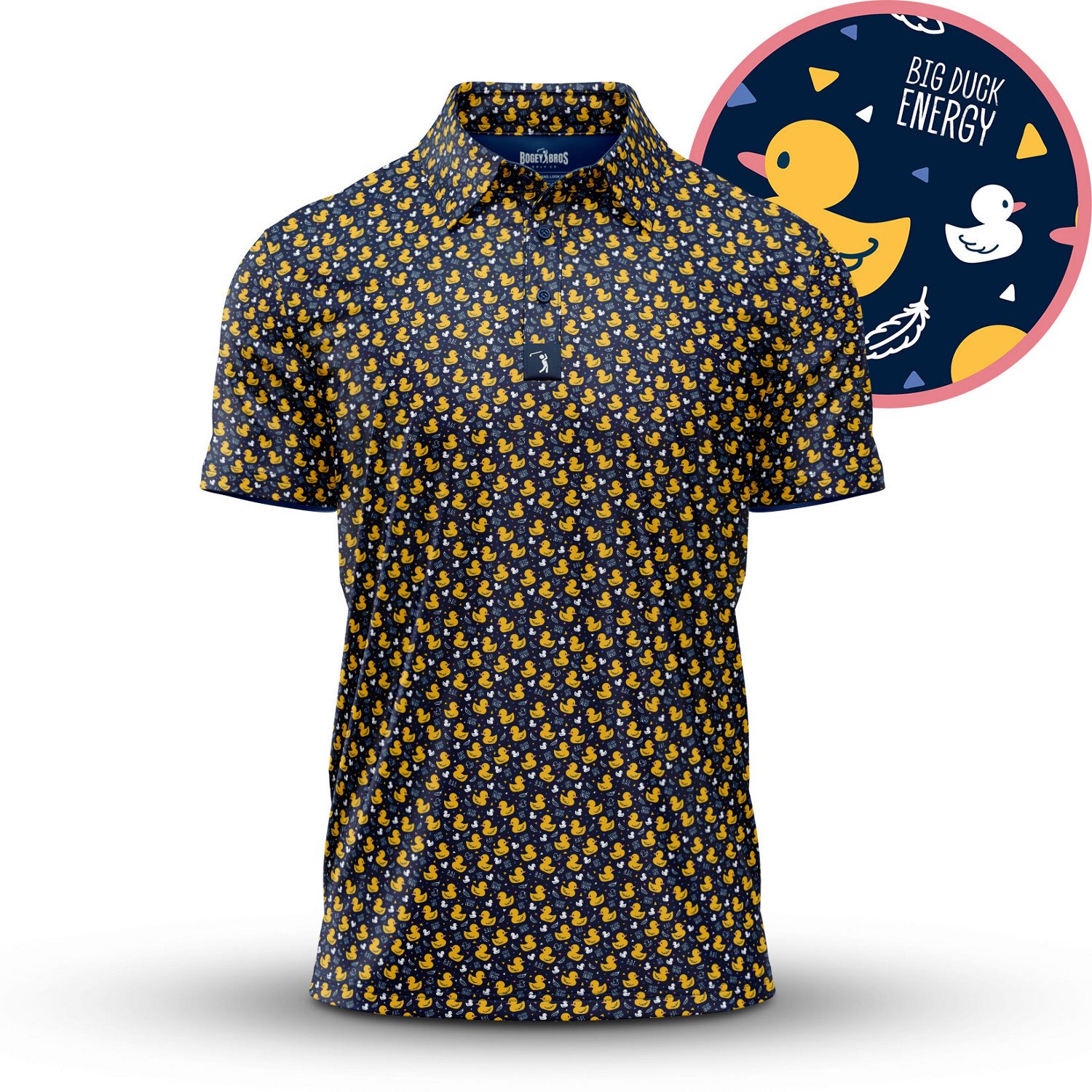 Bogey Bros Men's Big Duck Energy Polo Shirt