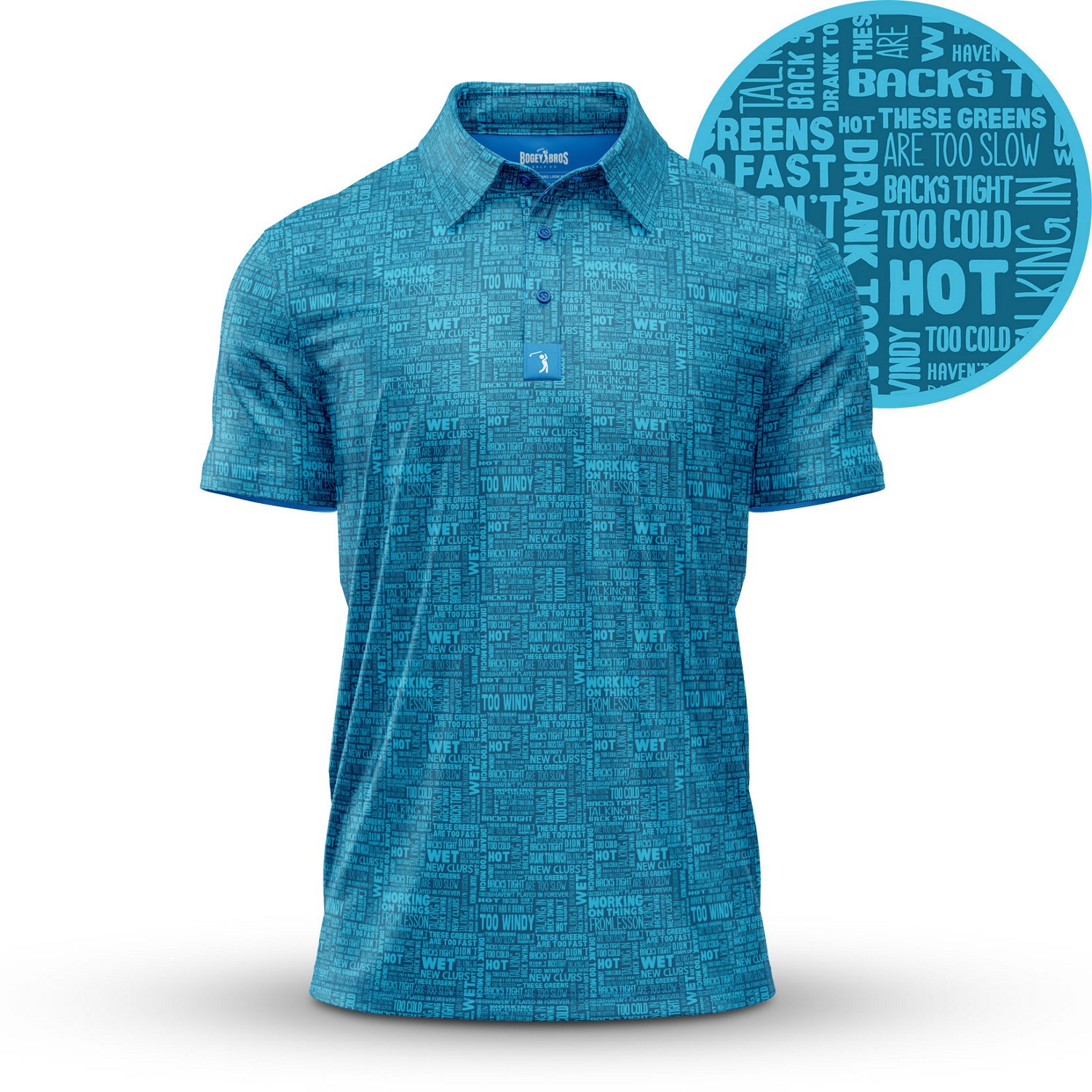Bogey Bros Men's Excuses Polo Shirt