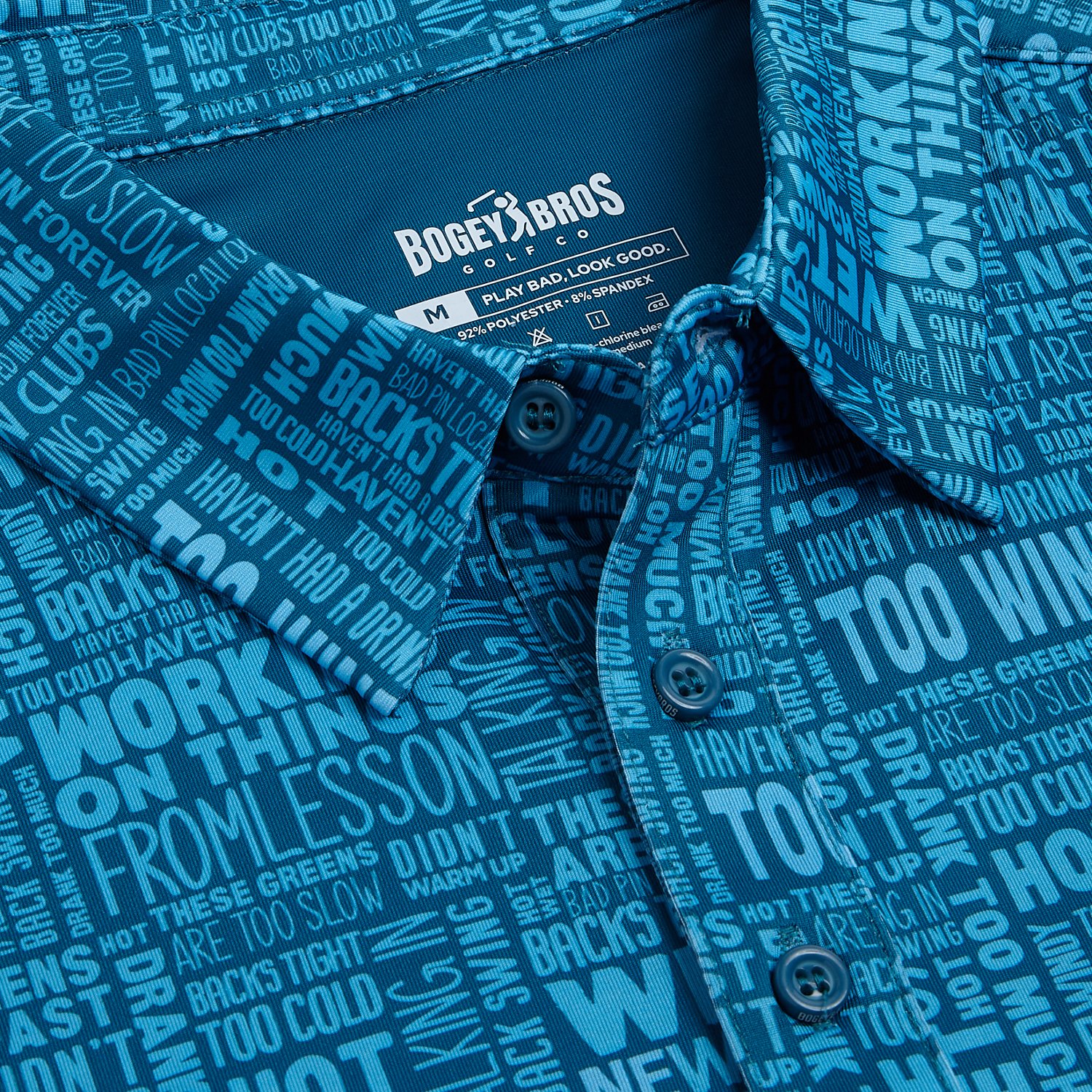 Bogey Bros Men's Excuses Polo Shirt