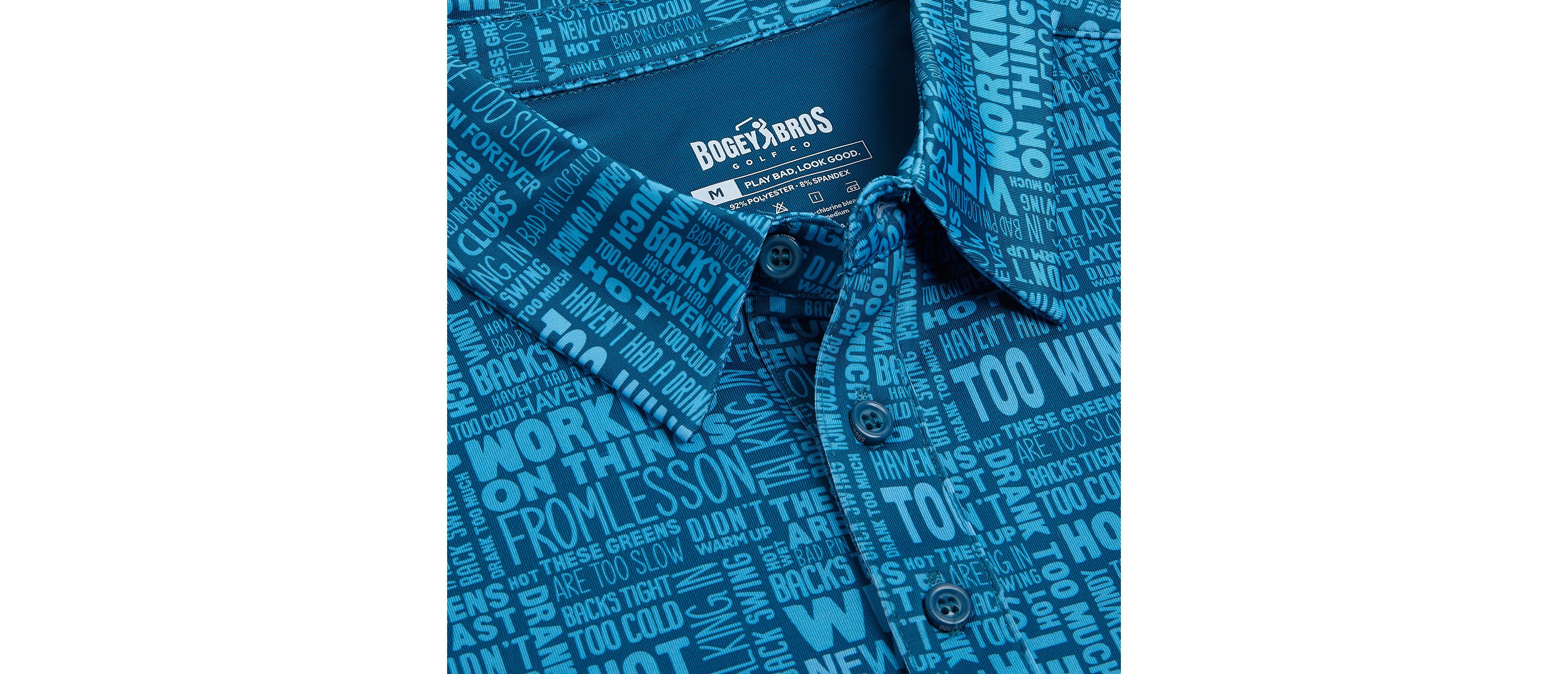 Bogey Bros Men's Excuses Polo Shirt