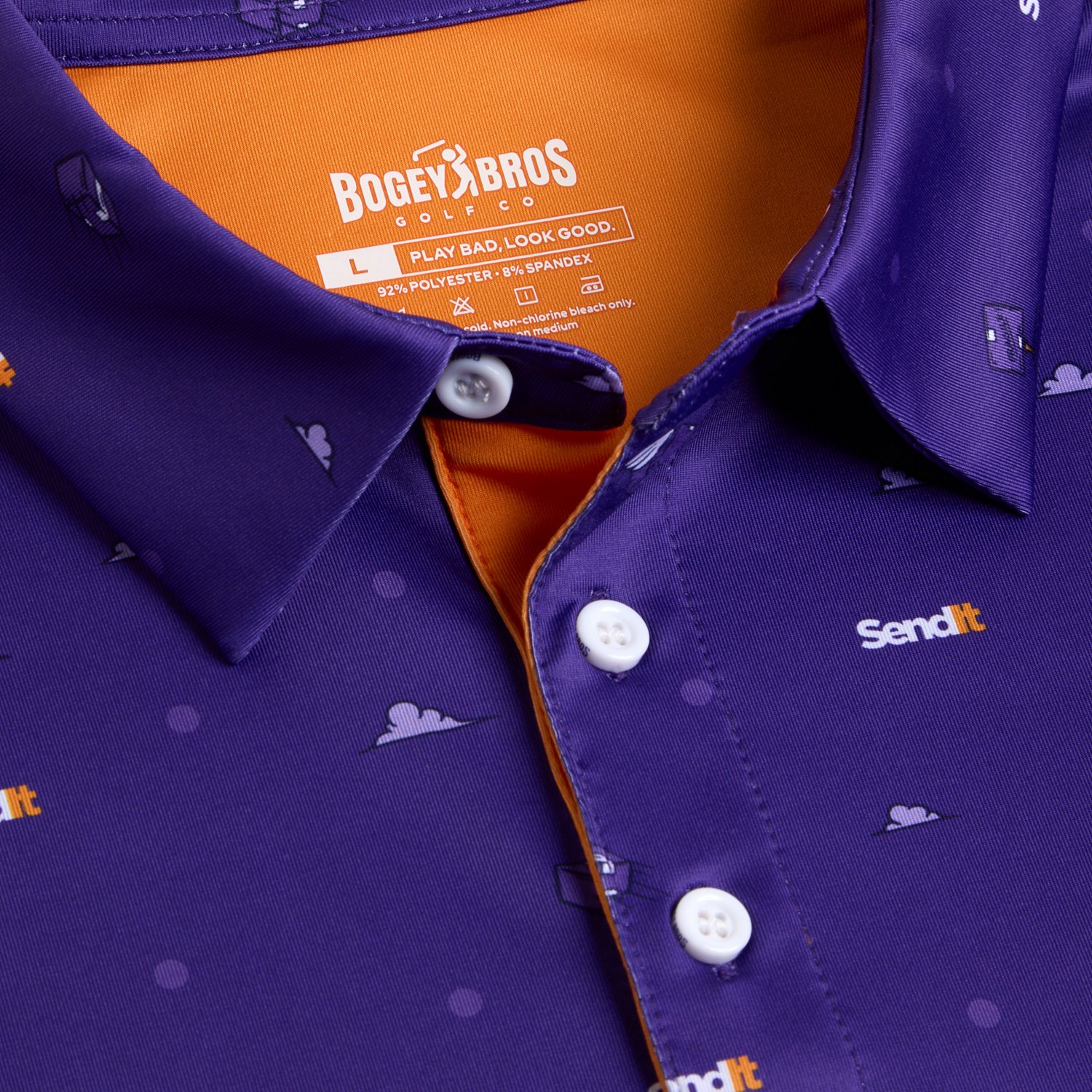 Bogey Bros Men's Send It Polo Shirt - view number 2