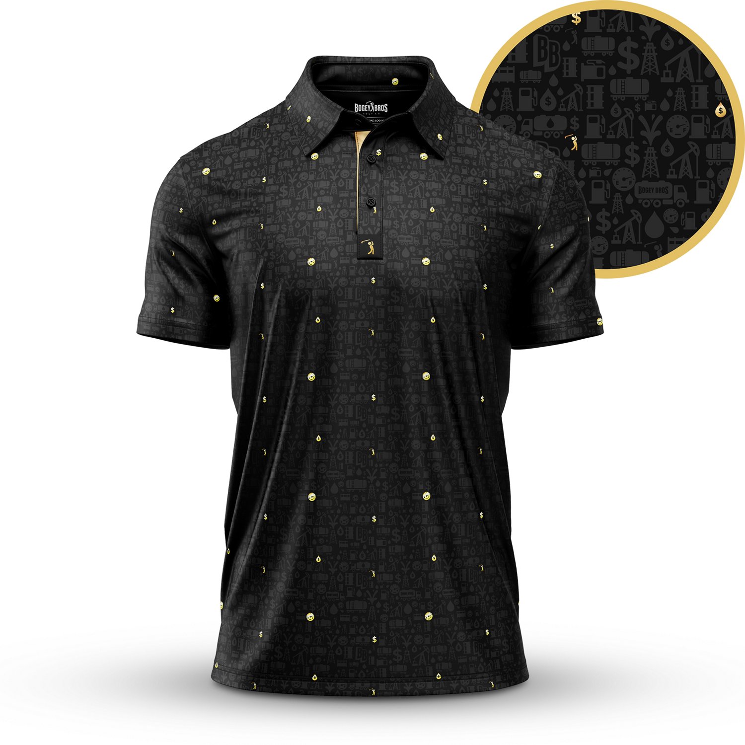 Bogey Bros Men's Gusher Polo Shirt