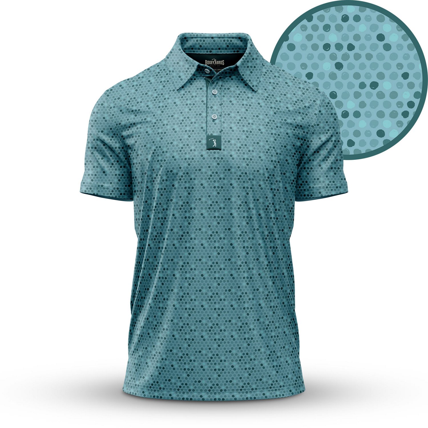 Bogey Bros Men's Dots Polo Shirt