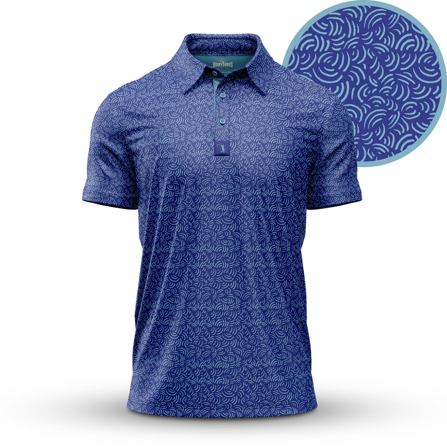 Bogey Bros Men's Arcs Polo Shirt