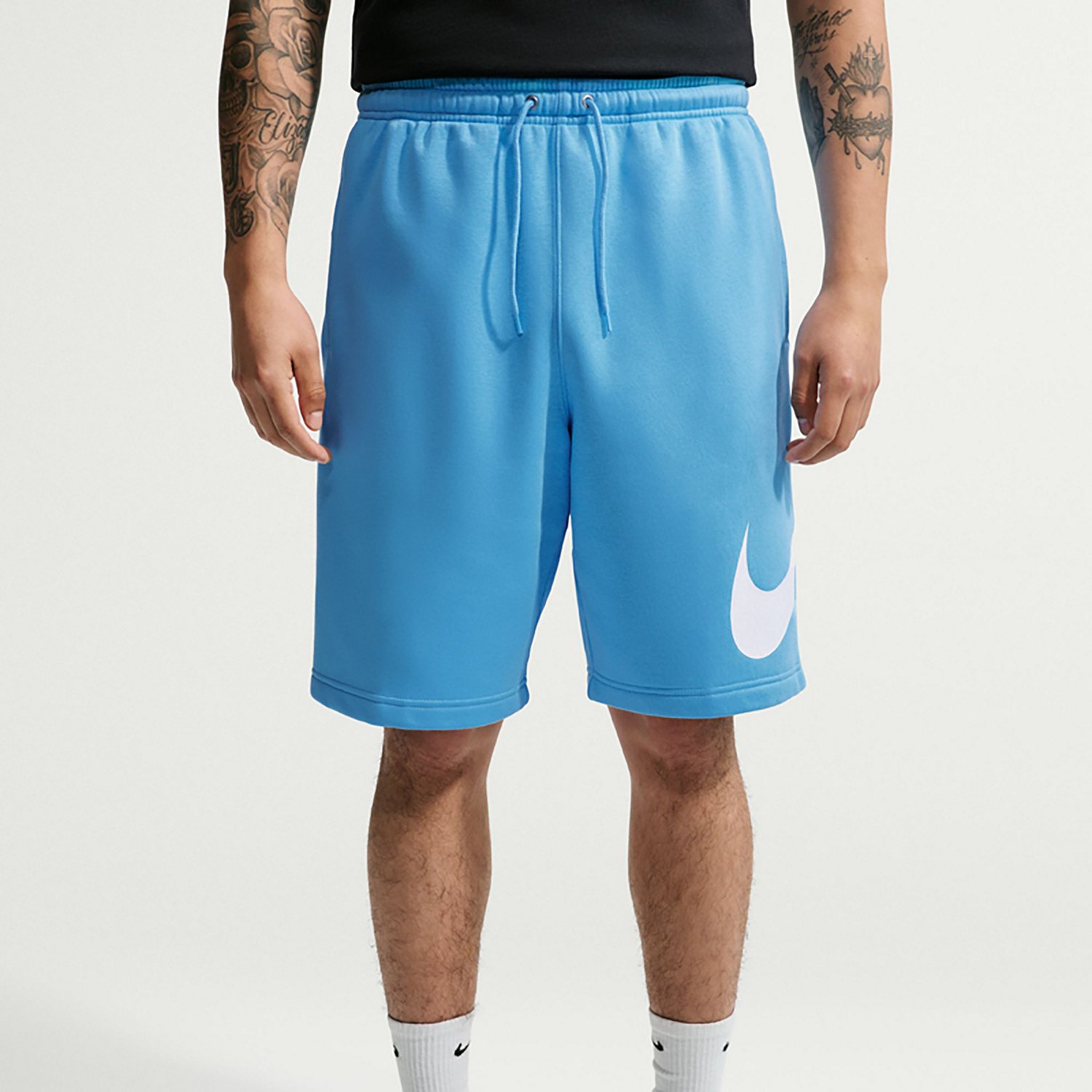 Nike Men's Club Brushed Fleece Graphic Shorts 7 in. - view number 3