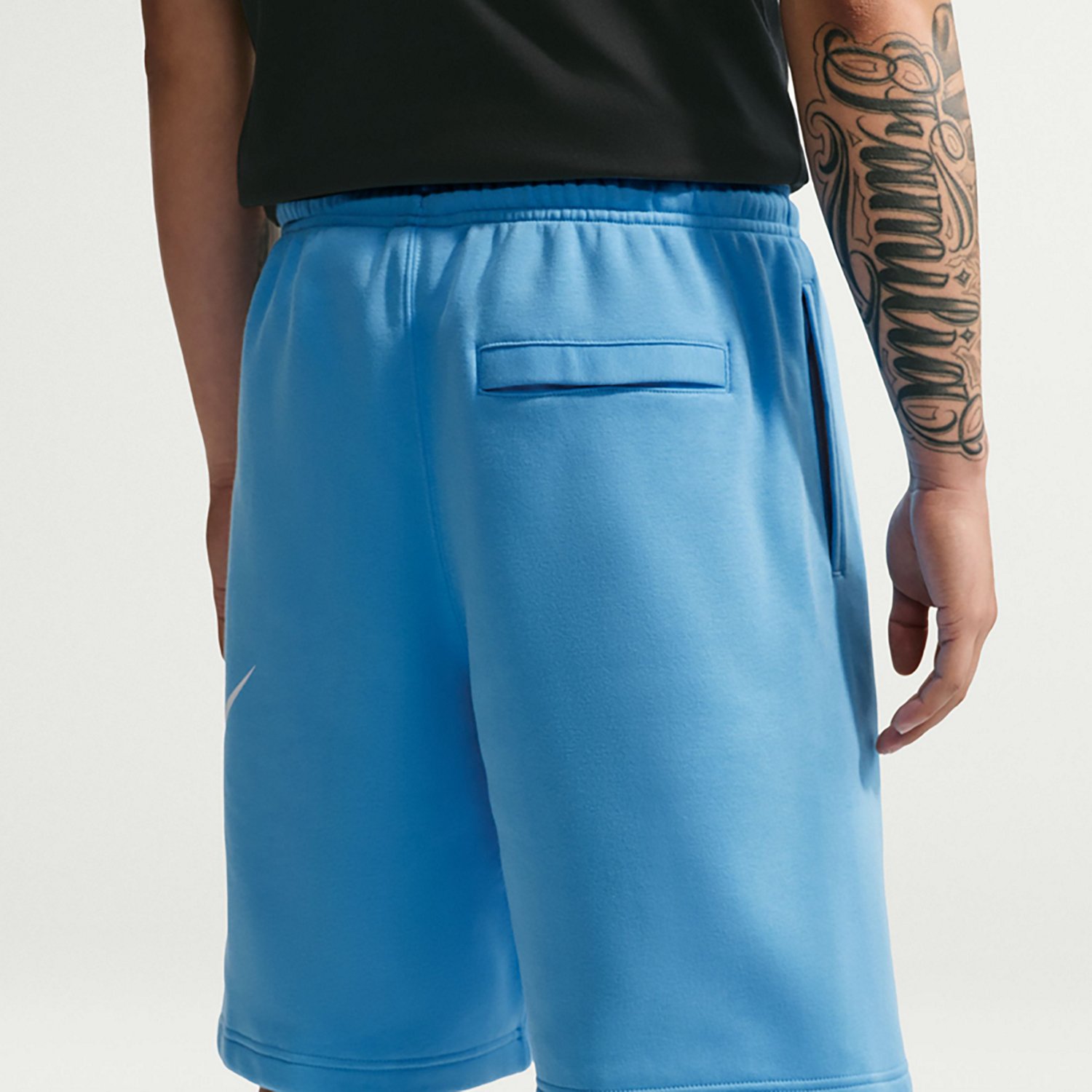 Nike Men's Club Brushed Fleece Graphic Shorts 7 in. - view number 4