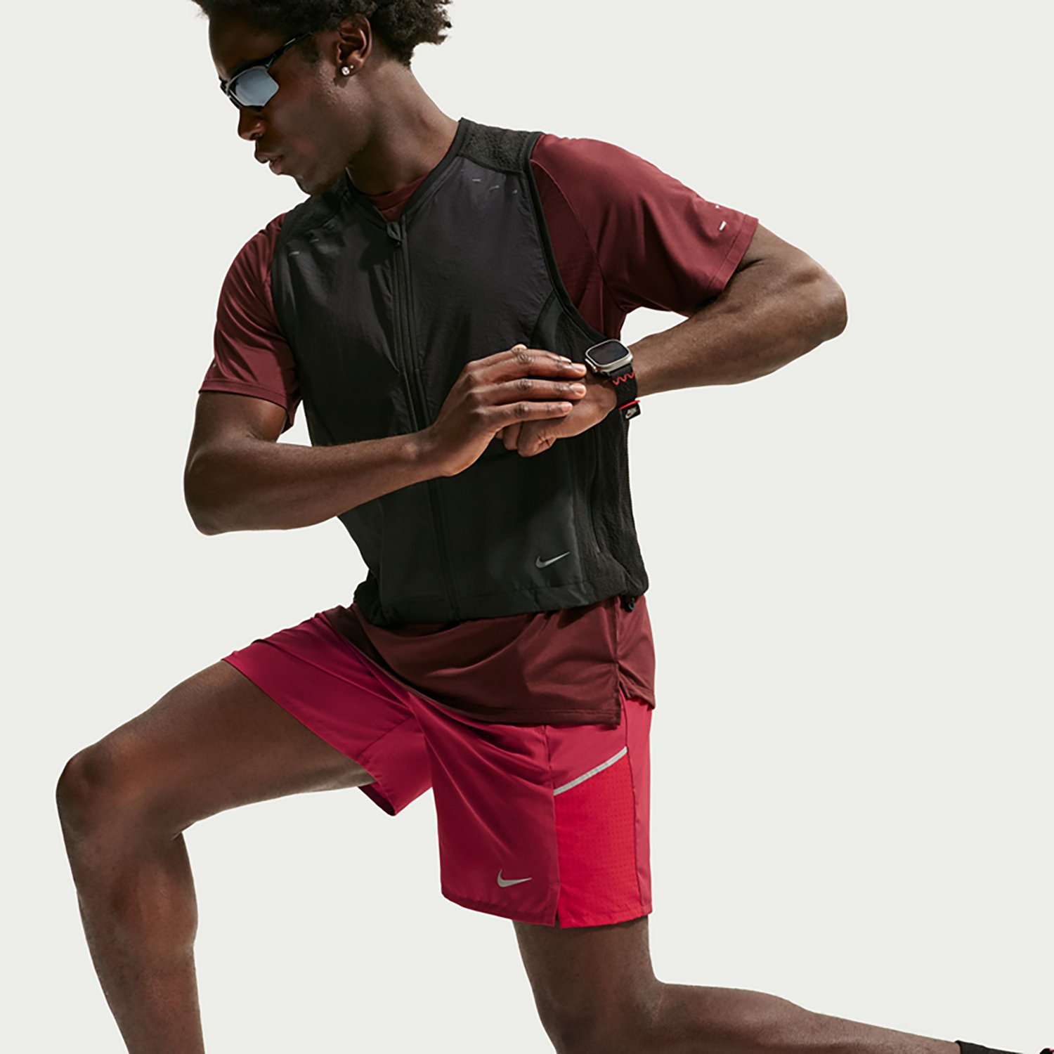 Nike Men's Dri-FIT Miler Brief-Lined Running Shorts 7 in. - view number 5