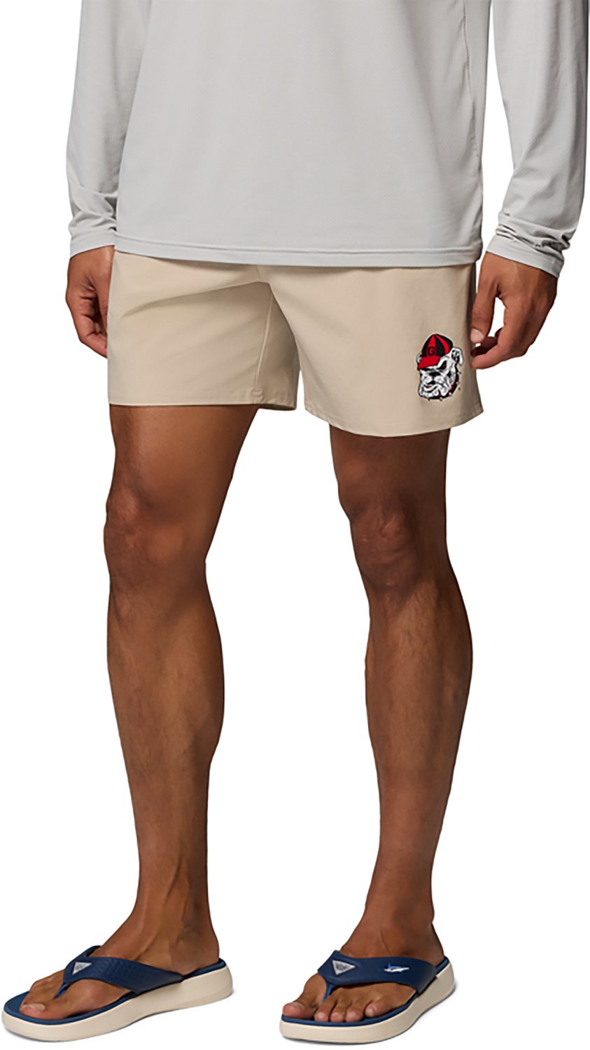 Columbia Sportswear Men's University of Georgia CLG Terminal Roamer Stretch Shorts 6 in - view number 3