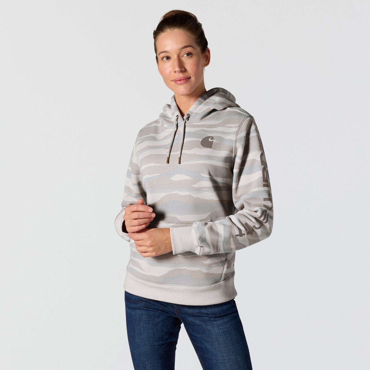 Carhartt Women’s Marquette Landscape Camo Sweatshirt