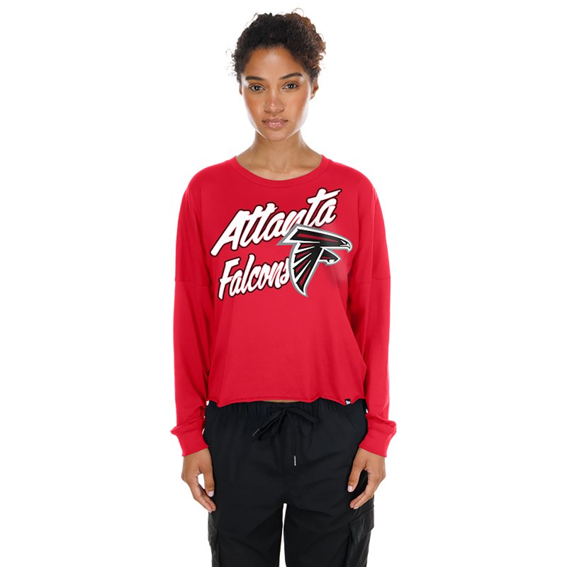 New Era Women's Atlanta Falcons Fan Collection Long Sleeve Graphic T-shirt