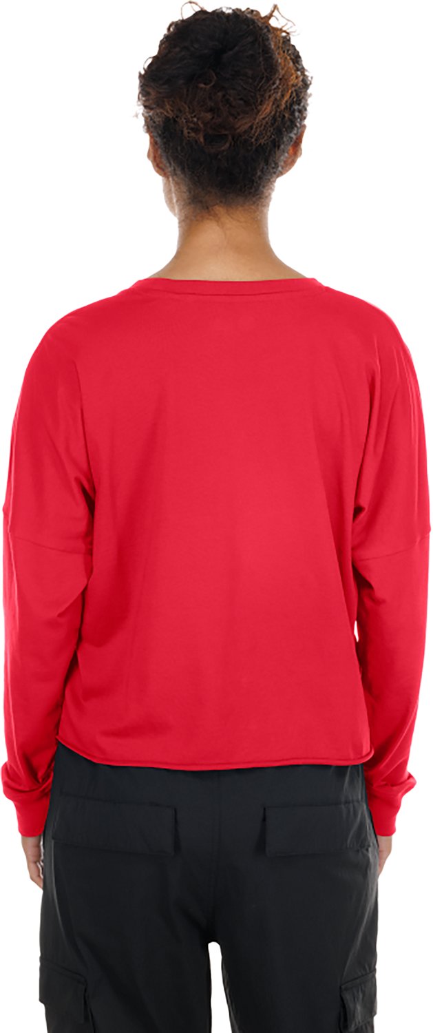New Era Women's Atlanta Falcons Fan Collection Long Sleeve Graphic T-shirt - view number 2