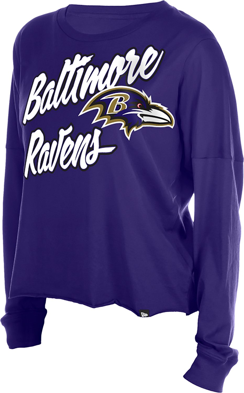 New Era Women's Baltimore Ravens Fan Collection Long Sleeve Graphic T-shirt - view number 3