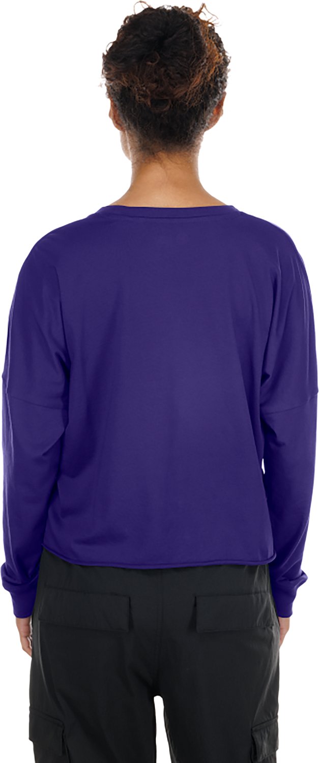 New Era Women's Baltimore Ravens Fan Collection Long Sleeve Graphic T-shirt - view number 2