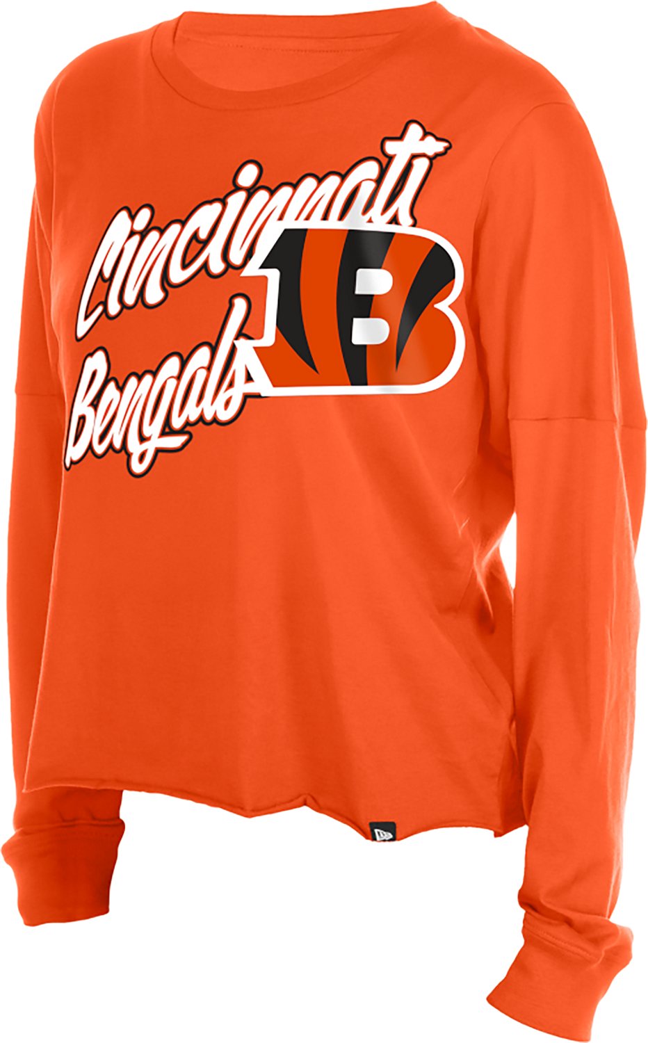 New Era Women's Cincinnati Bengals Fan Collection Long Sleeve Graphic T-shirt - view number 3
