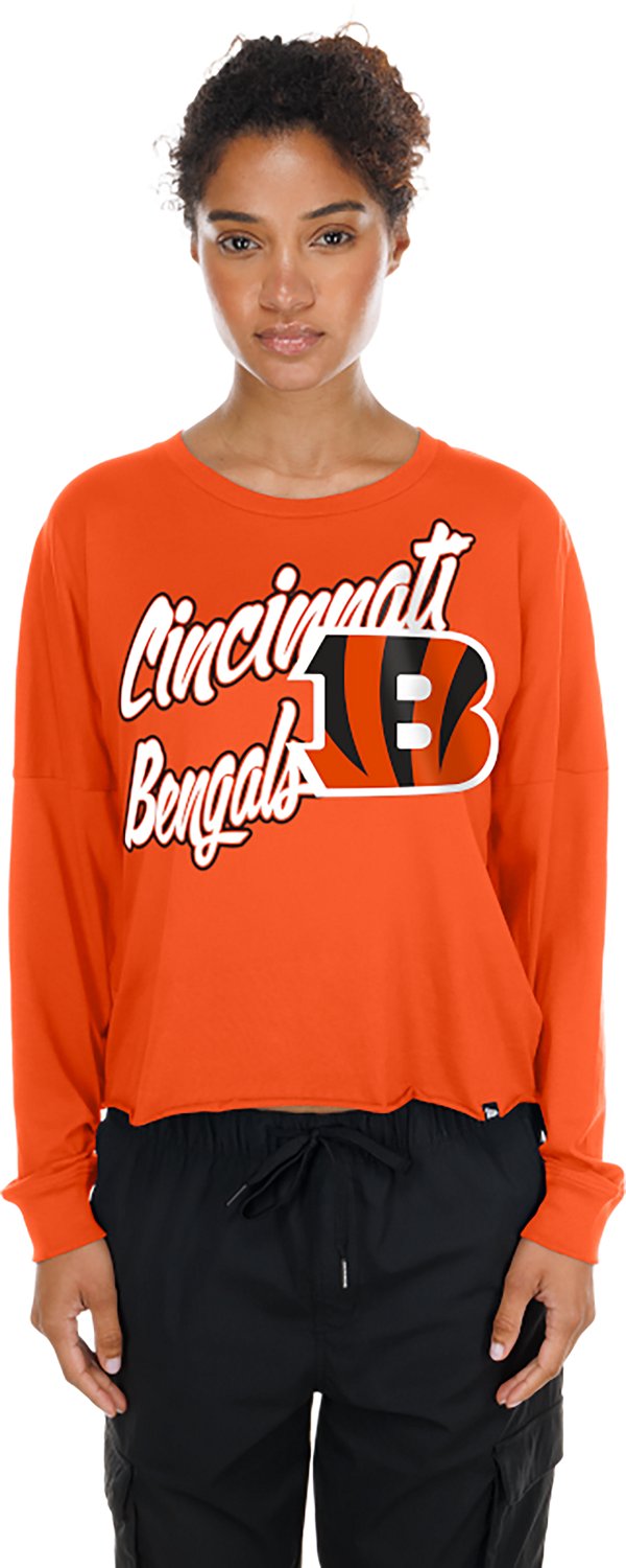 New Era Women's Cincinnati Bengals Fan Collection Long Sleeve Graphic T-shirt
