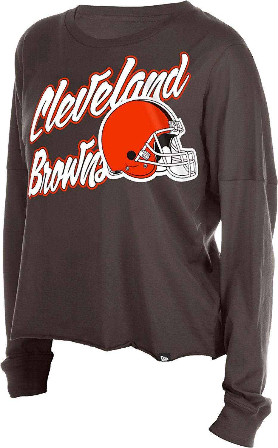 New Era Women's Cleveland Browns Fan Collection Long Sleeve Graphic T-shirt - view number 3