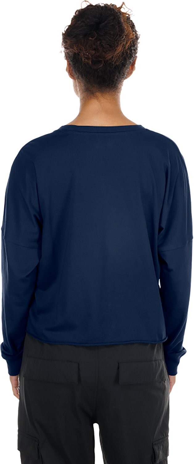 New Era Women's Houston Texans Fan Collection Long Sleeve Graphic T-shirt - view number 2