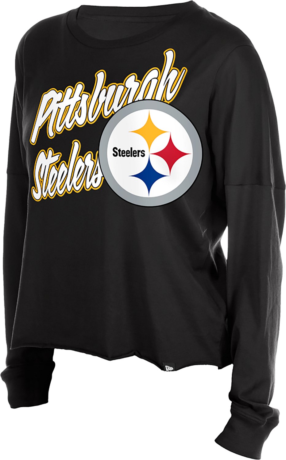 New Era Women's Pittsburgh Steelers Fan Collection Long Sleeve Graphic T-shirt - view number 3