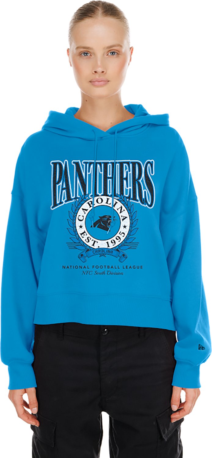 New Era Women's Carolina Panthers Cropped Hoodie