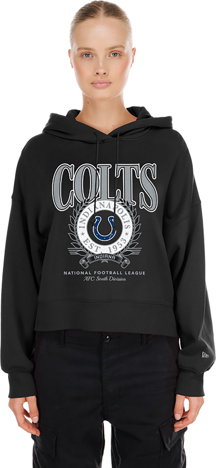 New Era Women's Indianapolis Colts Cropped Hoodie