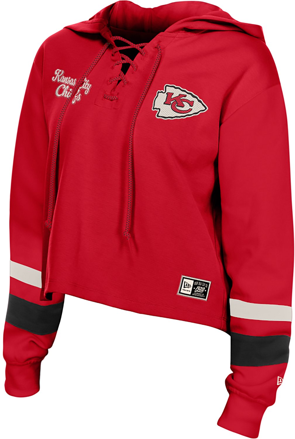 New Era Women's Kansas City Chiefs Tie Front Hoodie - view number 3