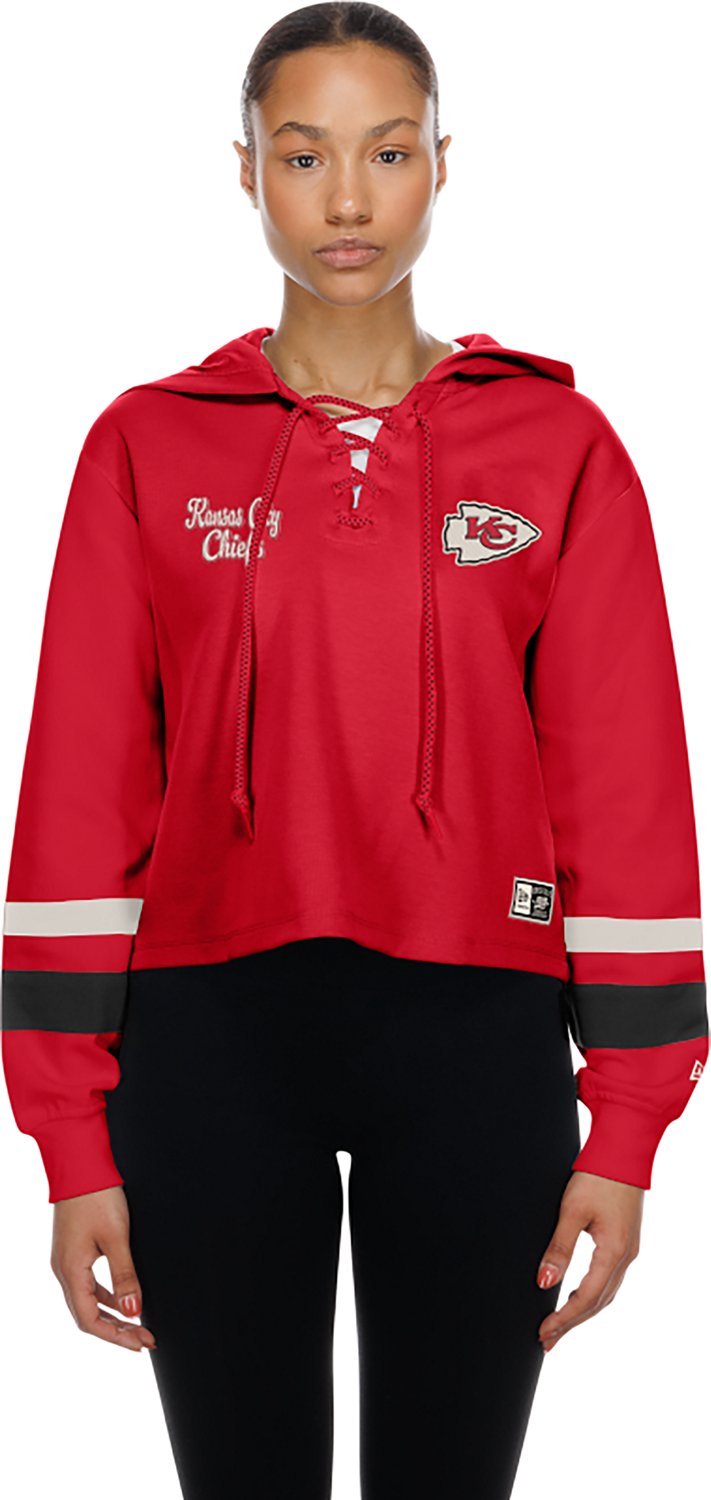 New Era Women's Kansas City Chiefs Tie Front Hoodie