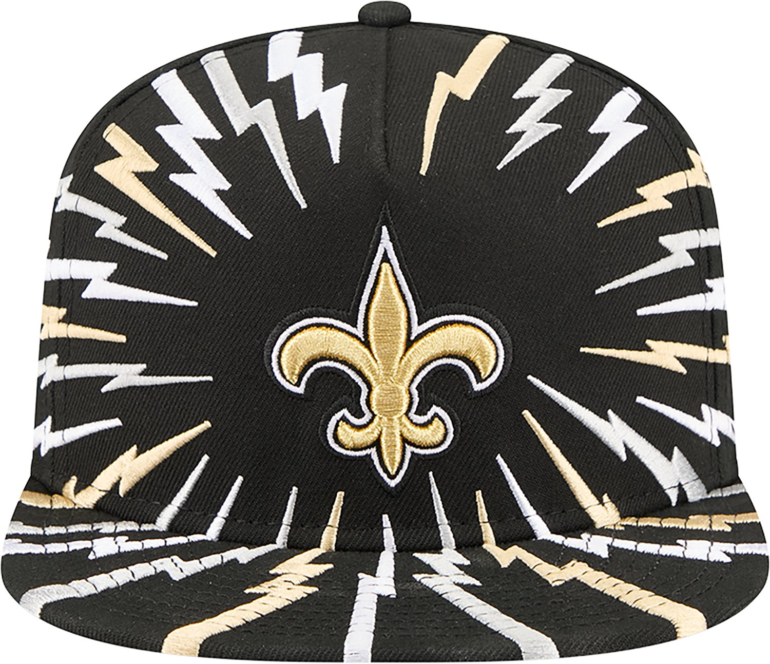 New Era Men's New Orleans Saints Bolt 9FIFTY Cap - view number 2