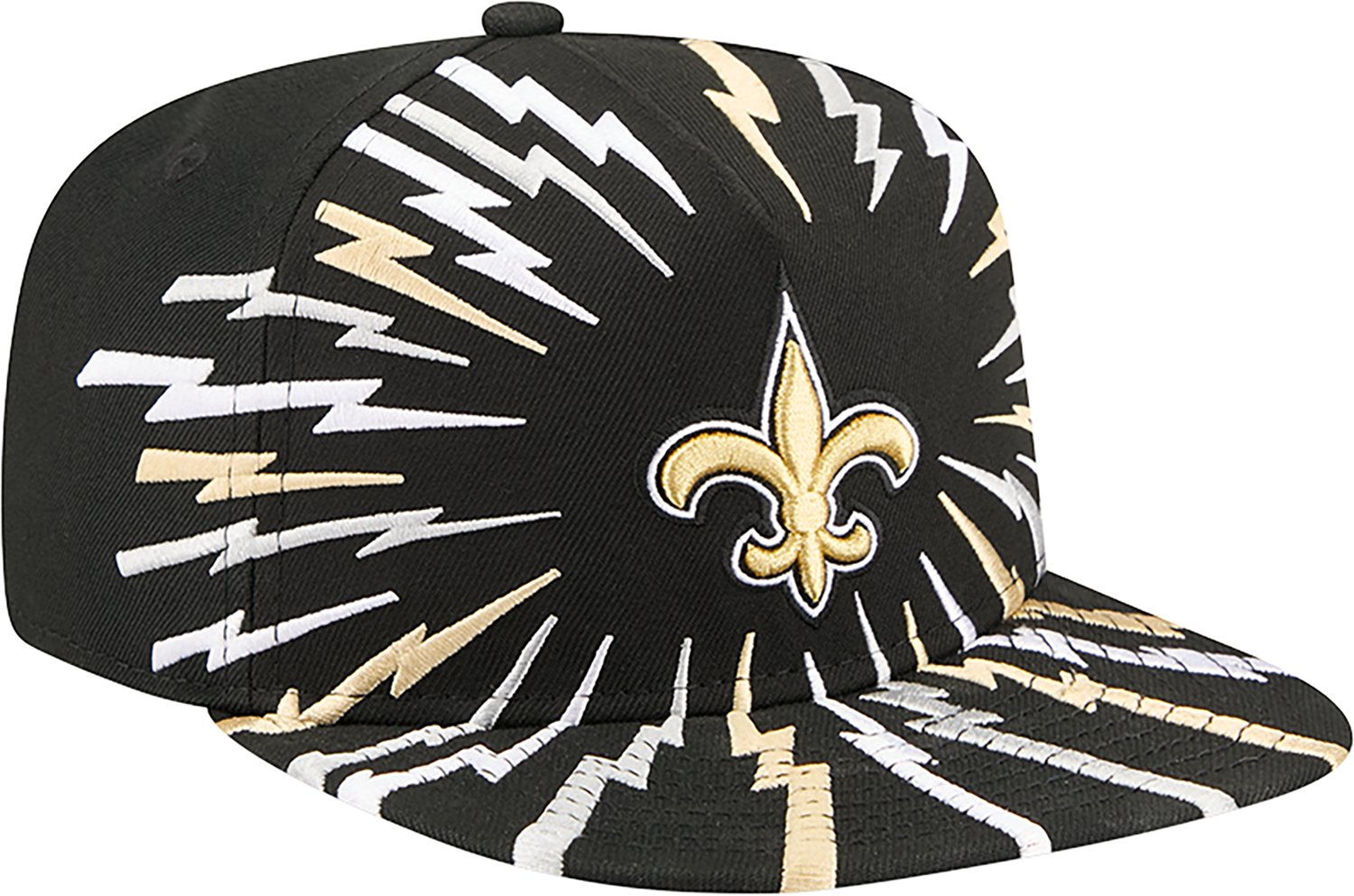 New Era Men's New Orleans Saints Bolt 9FIFTY Cap - view number 3