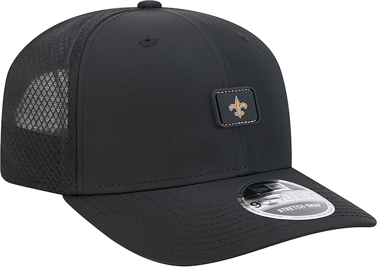 New Era Men's New Orleans Saints Micro Badge 9SEVENTY Cap - view number 3