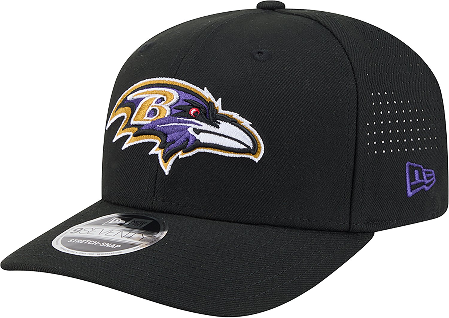 New Era Men's Baltimore Ravens Evergreen Perf 9SEVENTY SS Cap