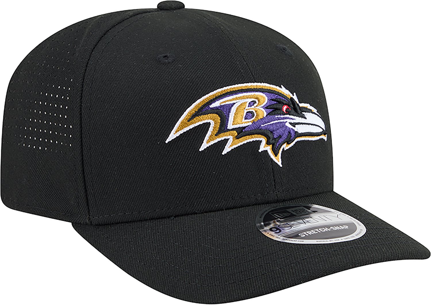 New Era Men's Baltimore Ravens Evergreen Perf 9SEVENTY SS Cap - view number 3