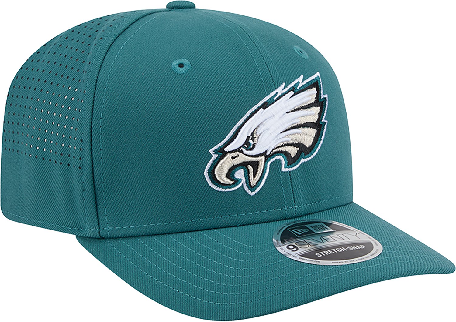 New Era Men's Philadelphia Eagles Evergreen Perf 9SEVENTY SS Cap - view number 3