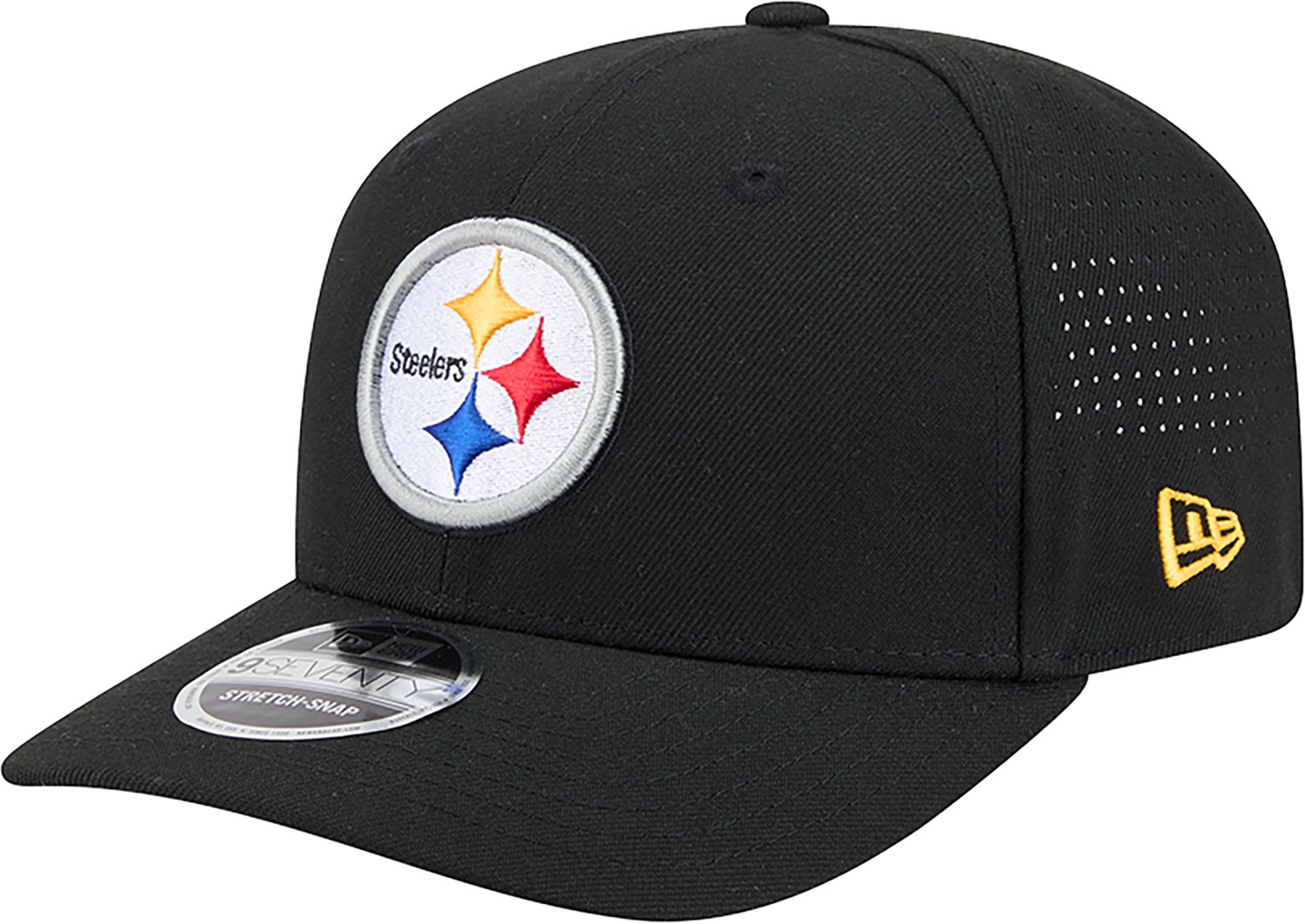 New Era Men's Pittsburgh Steelers Evergreen Perf 9SEVENTY SS Cap