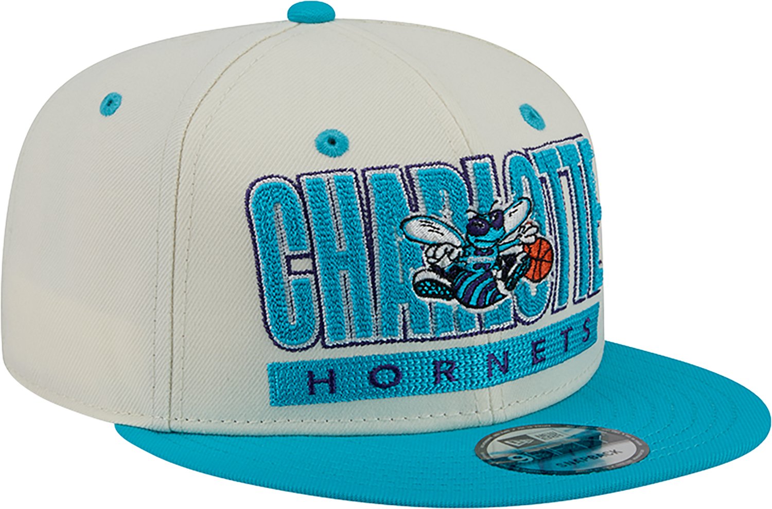 New Era Men's Charlotte Hornets Classic 9FIFTY Cap - view number 3