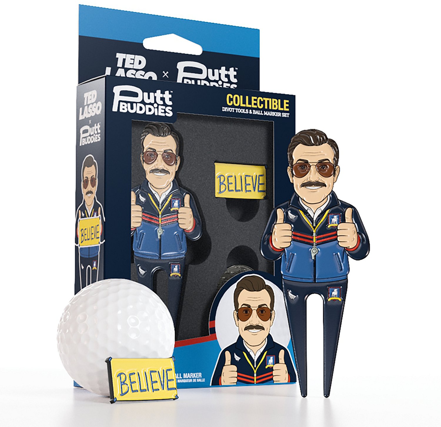 Puttbuddies Ted Lasso Divot Tool and Ball Marker Set