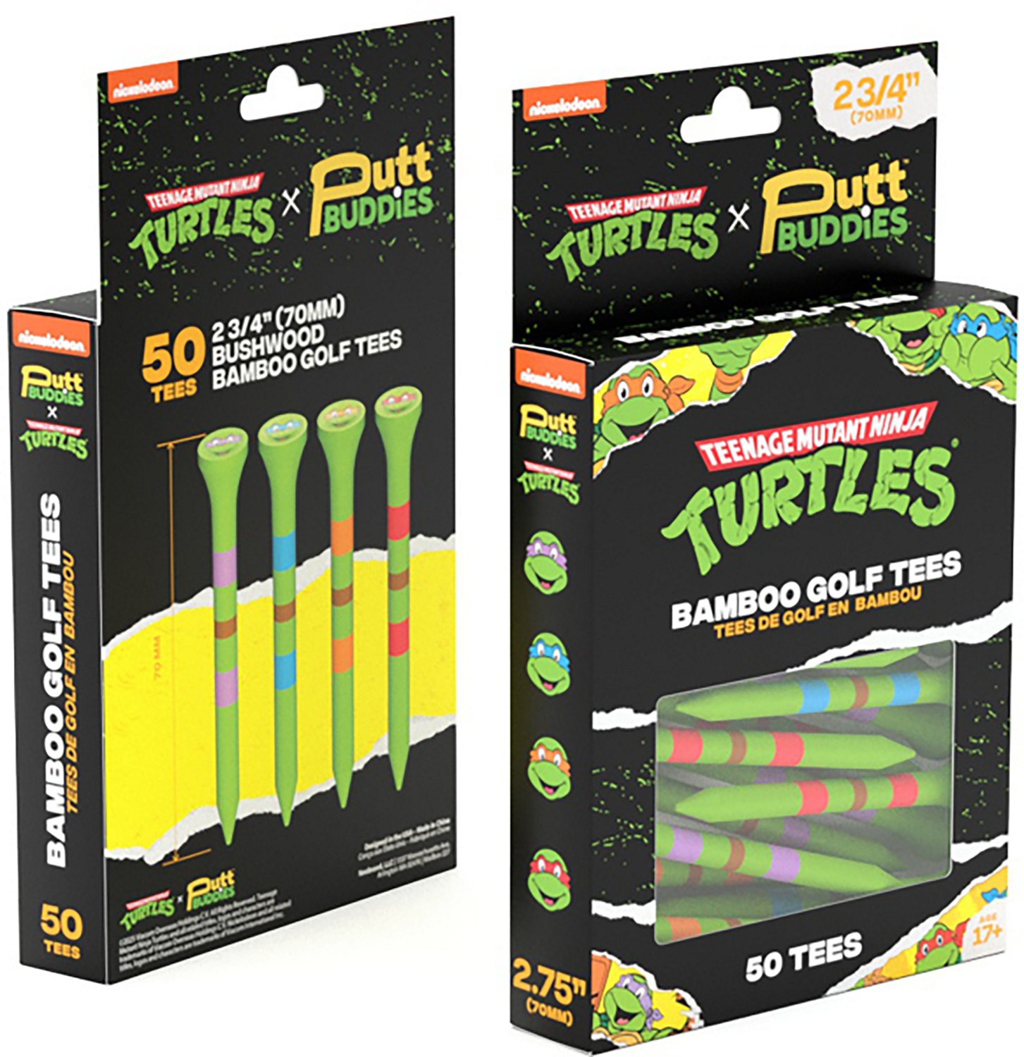Puttbuddies Teenage Mutant Ninja Turtles Golf Tees 50-Pack - view number 2