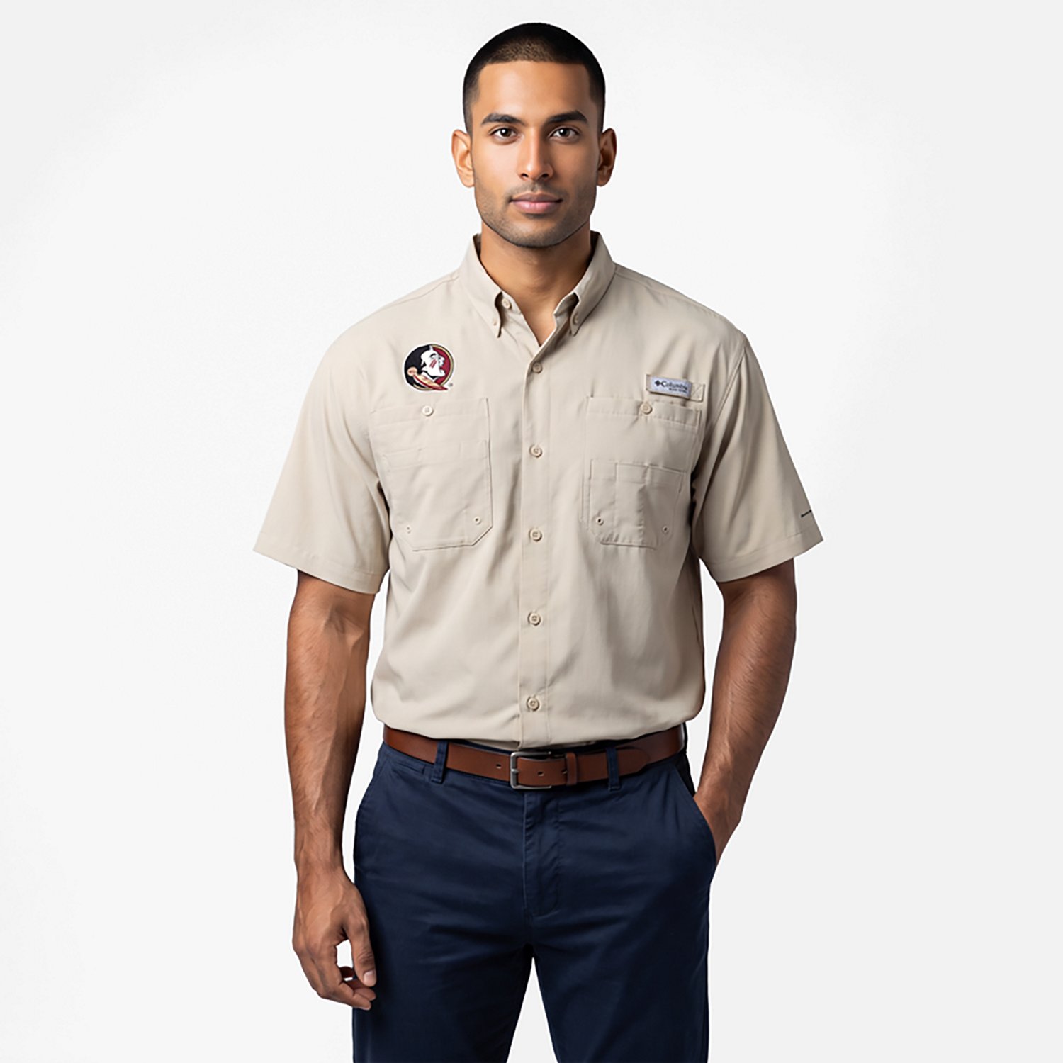 Columbia Sportswear Men's Florida State University Tamiami Short Sleeve Fishing T-shirt                                          - view number 5