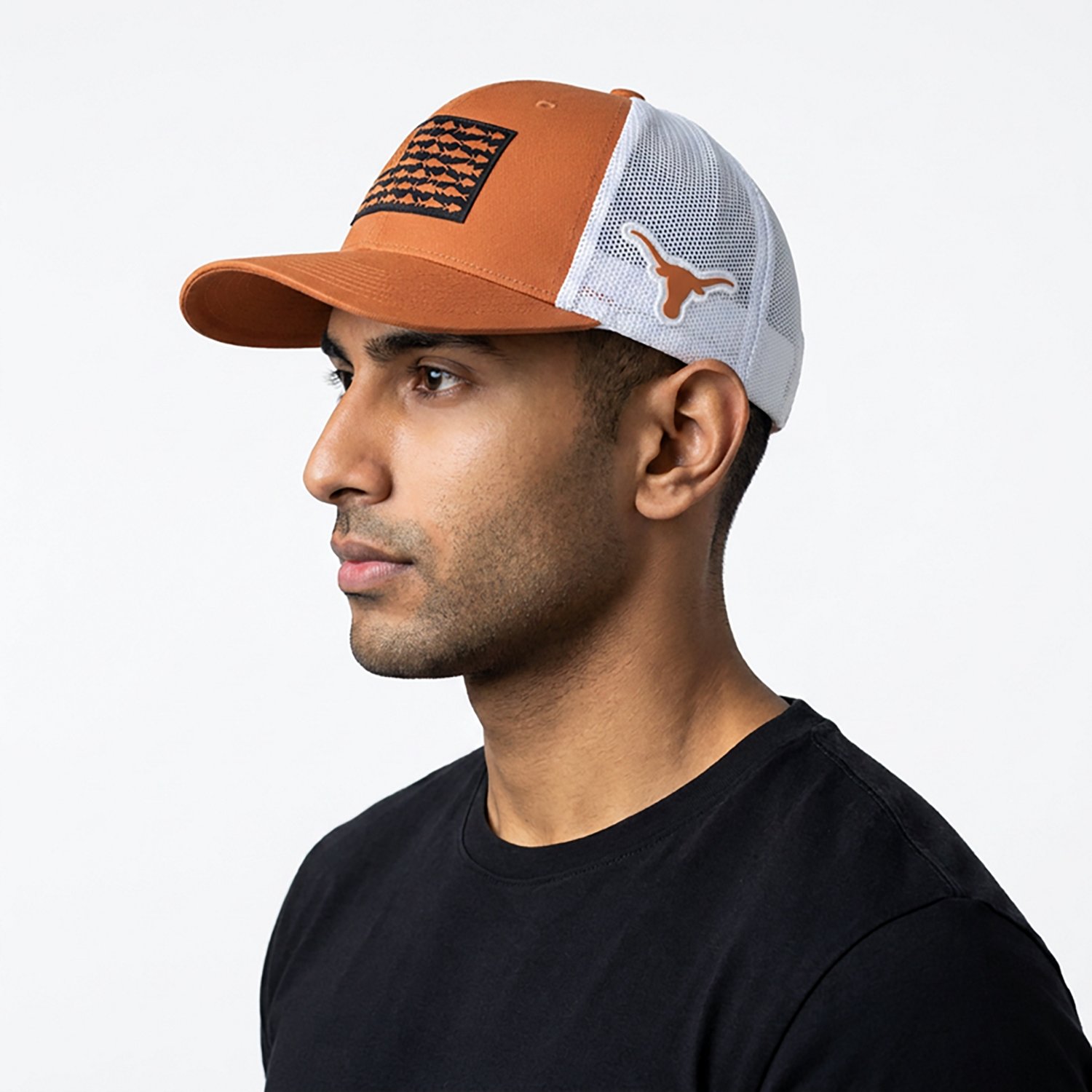 Columbia Sportswear Men's University of Texas Mesh Fish Flag Ball Cap - view number 3