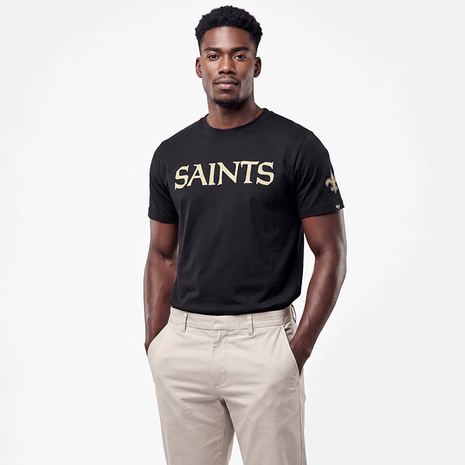 '47 Men's New Orleans Saints Franklin Fieldhouse T-shirt - view number 2