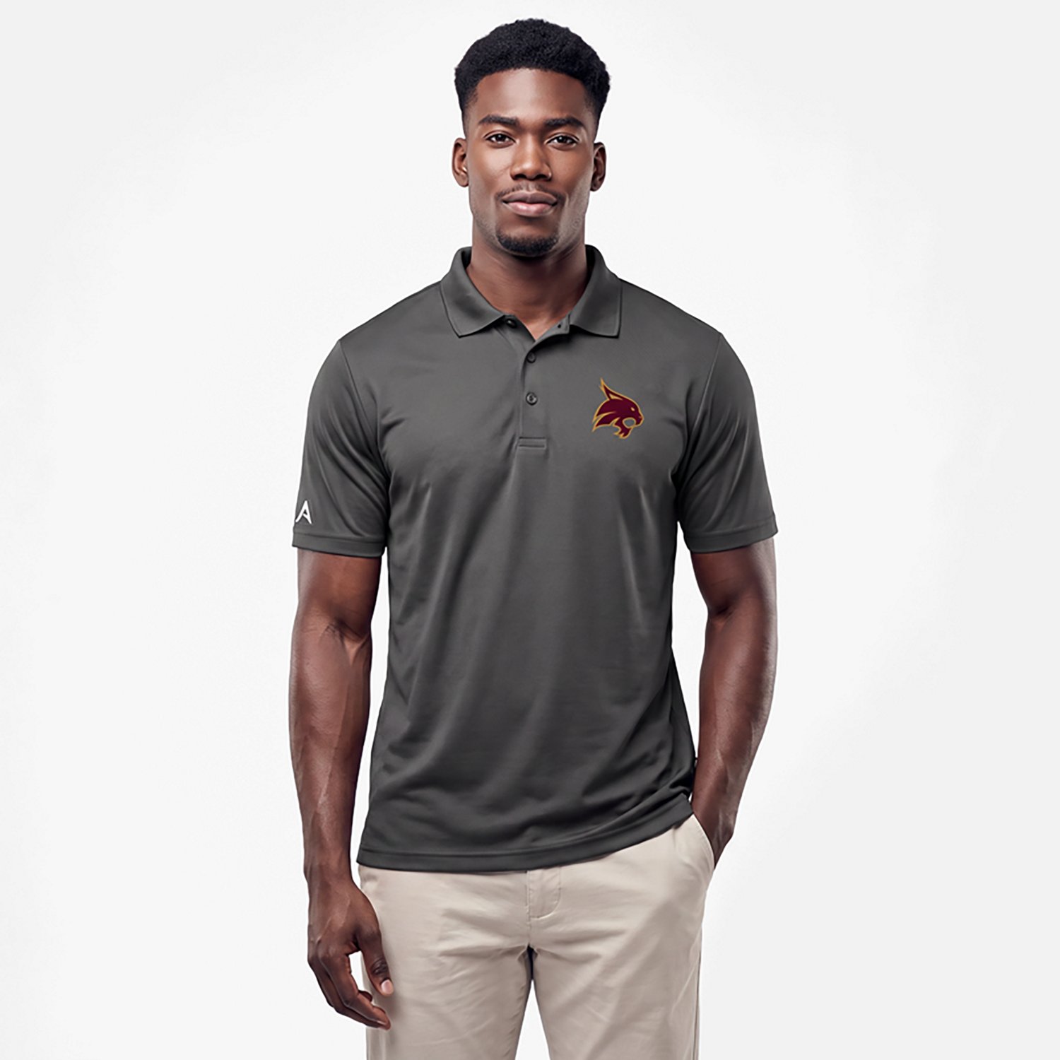 Antigua Men's Texas State University Legacy Pique Polo Shirt