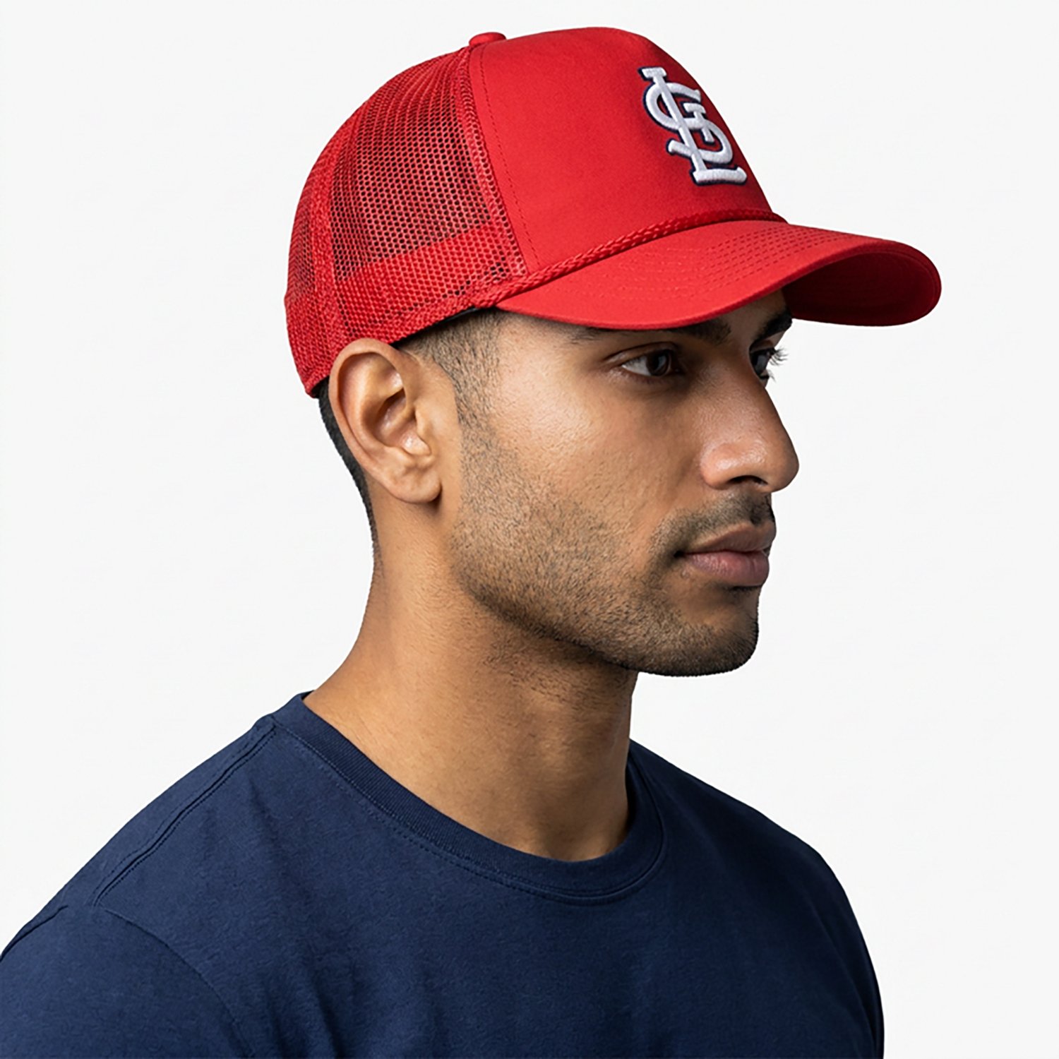 '47 Men's St. Louis Cardinals Foam Front Mesh Trucker Cap