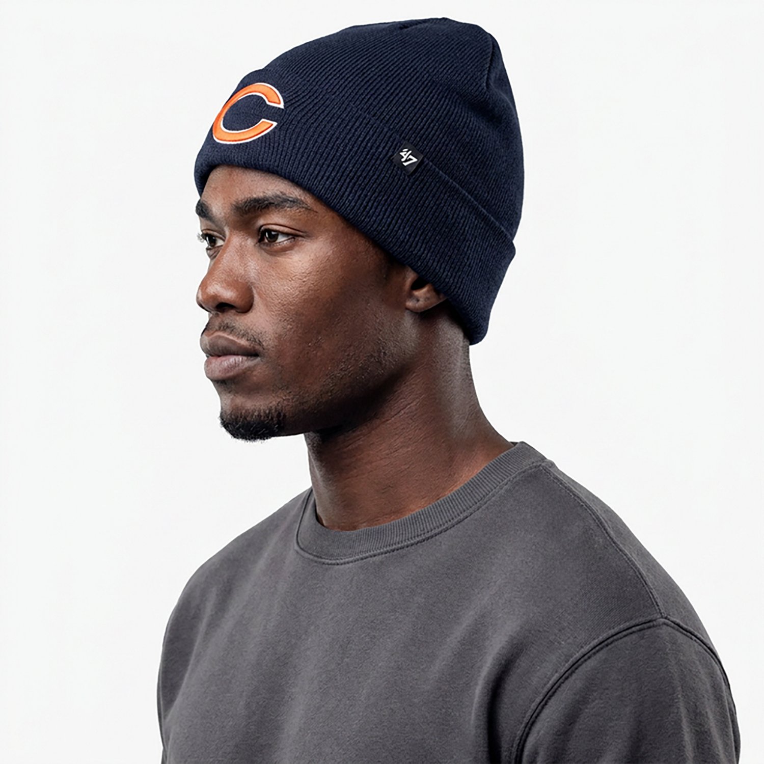 '47 Chicago Bears Raised Cuff Knit Hat - view number 2