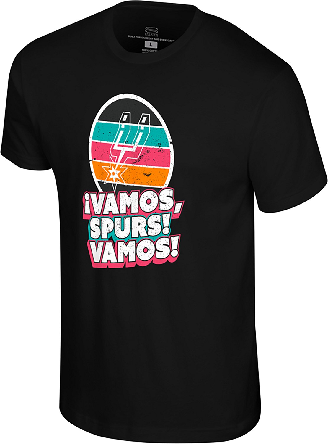 Stadium Essentials San Antonio Spurs Vamos Spurs SMU Intro Short Sleeve T-shirt