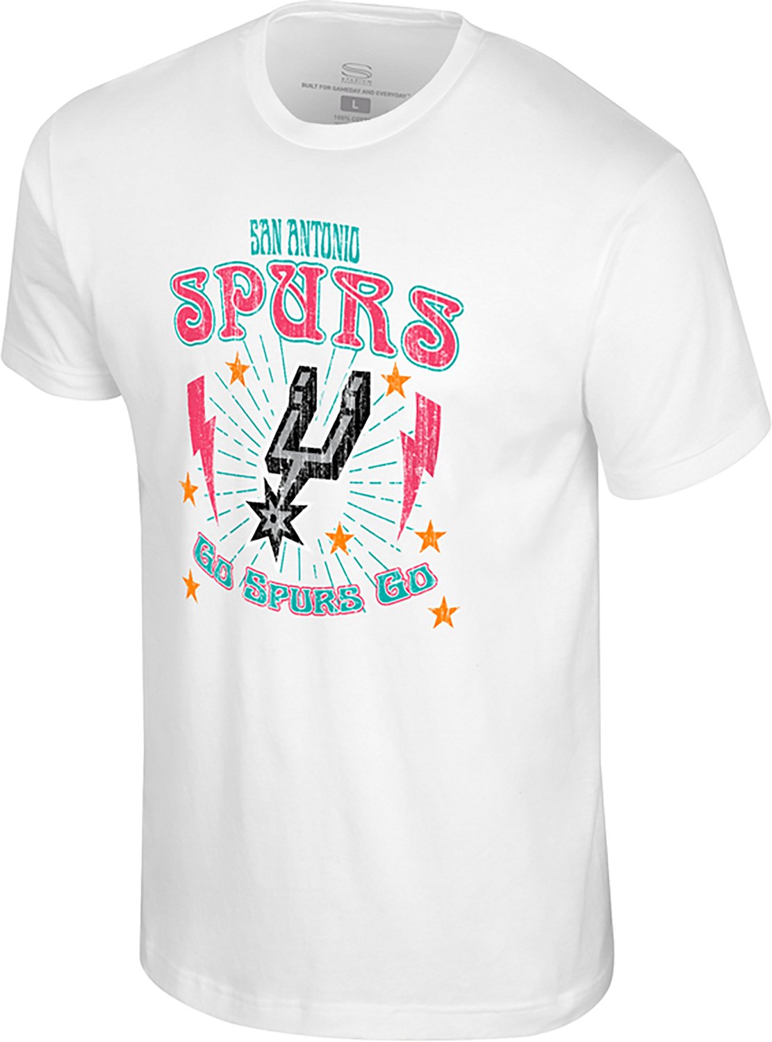 Stadium Essentials San Antonio Spurs The Road Intro Short Sleeve T-shirt