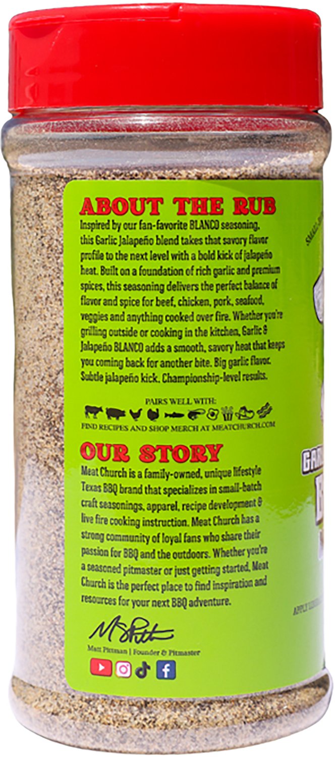 Meat Church Garlic and Jalapeno Blanco Seasoning - view number 3